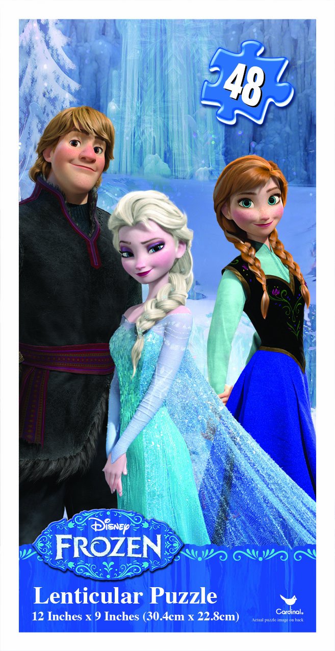 Julie　フローズン　48ピース Amazon.com: Frozen Lenticular Puzzle (48-Piece) : Toys & Games